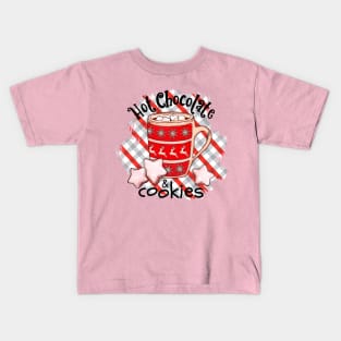 Hot Chocolate and Cookies Kids T-Shirt